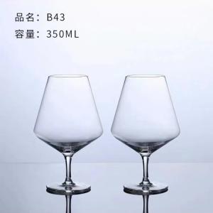 China Hand Blown 350ml Electric Painting Crystal Gin Wine Tumblers wholesale