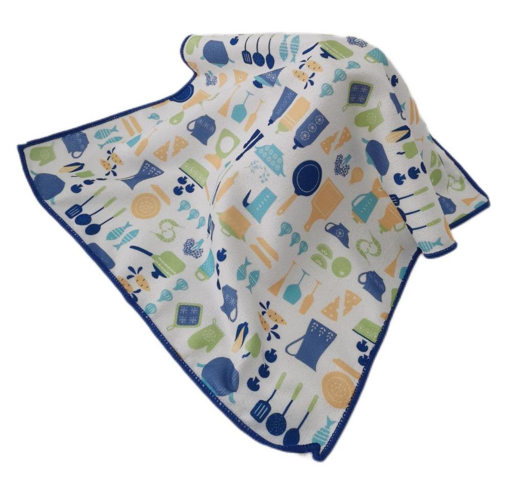 24x16inch Printing Polyester Super Absorbent Towel For Household Cloth Microfiber