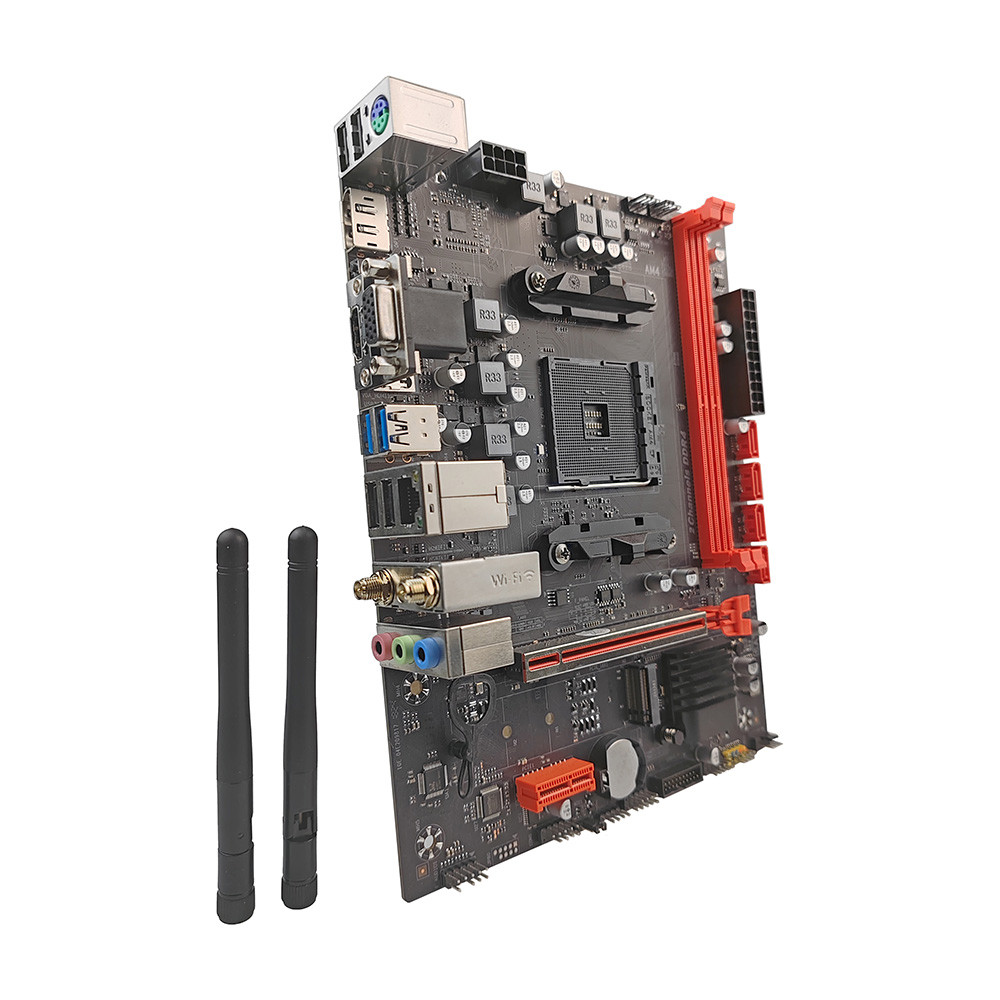 PCWINMAX B450 Wifi Socket AM4 DDR4 SATA 6GB/S VGA HD DP Output mATX Motherboard