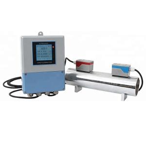 China Dn40 Clamp On 10.00m Ultrasonic Water Flow Meter wholesale