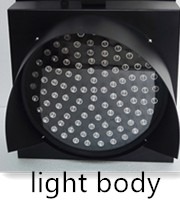 300mm 1 Appearance Solar Powered Panel Traffic Warning Light SG-301