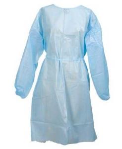 China CPE Plastic Disposable Safety Clothing , Long Sleeve Hospital Gowns wholesale