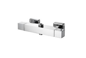 China Polished Thermostatic Mixer Taps / Brass thermostatic Bath faucet wholesale