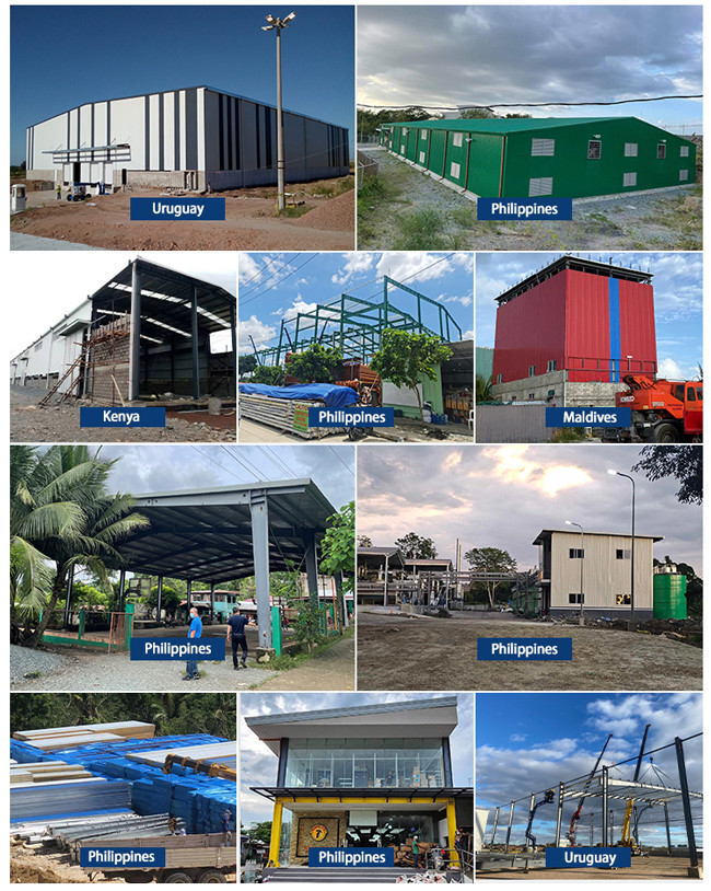 Metal Light Weight Prefab Structural Steel Office Building / Hangar / Workshop /Warehouse