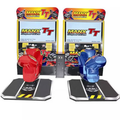 Stable Motorcycle Racing Arcade Machine , 230kg Racing Simulator Arcade Machine