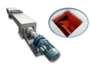 China Carbon Steel Continuous Dia 400mm trough screw conveyor wholesale
