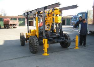 China Hydraulic Jack Geological Drilling Rig Light Weight Torque Transfer Trailer wholesale