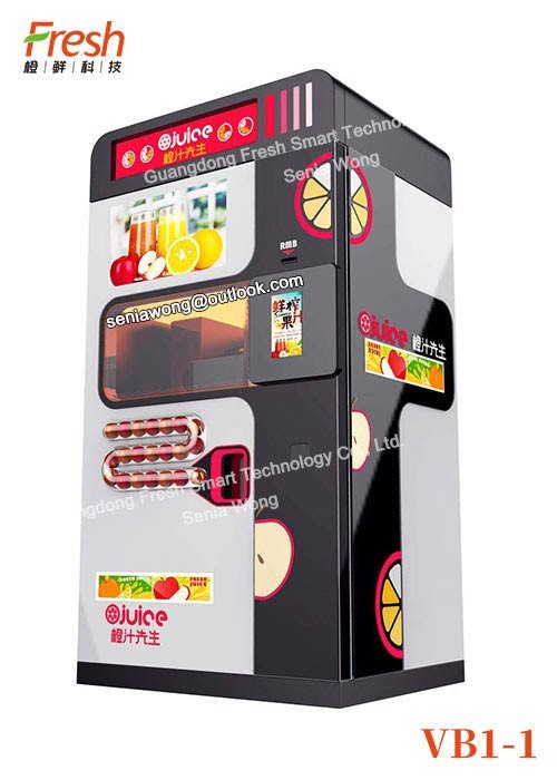 food grade material fresh juice Orange Juice Squeezing Automatic Beverage Vending Machine OEM currency system cash