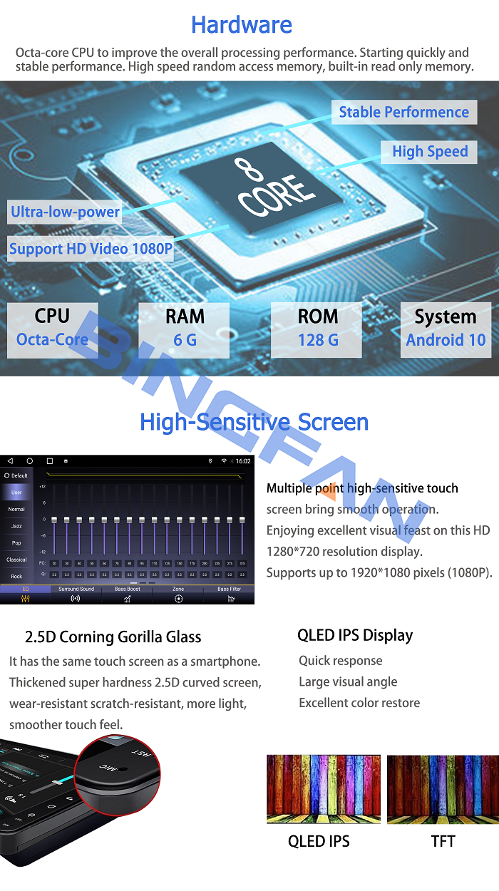 10" split screen 4G Octa Core Stereo GPS Navigation Android 10 car rear view monitor for 2014-2017 TOYOTA VIOS Yaris