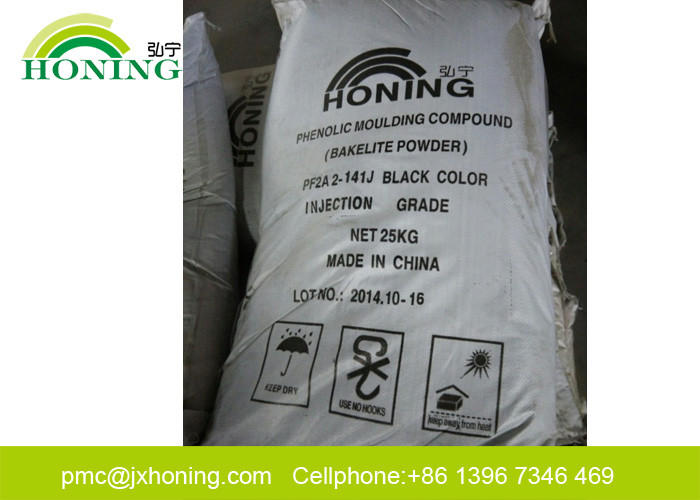 Phenolic Resin Bakelite Moulding Powder Black Color For Injection Lamp Holders
