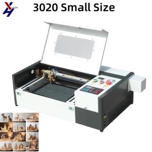 China 3020 Mini CO2 Laser Cutting Machine Laser Cutter 40W 50W Engraving Machine wholesale