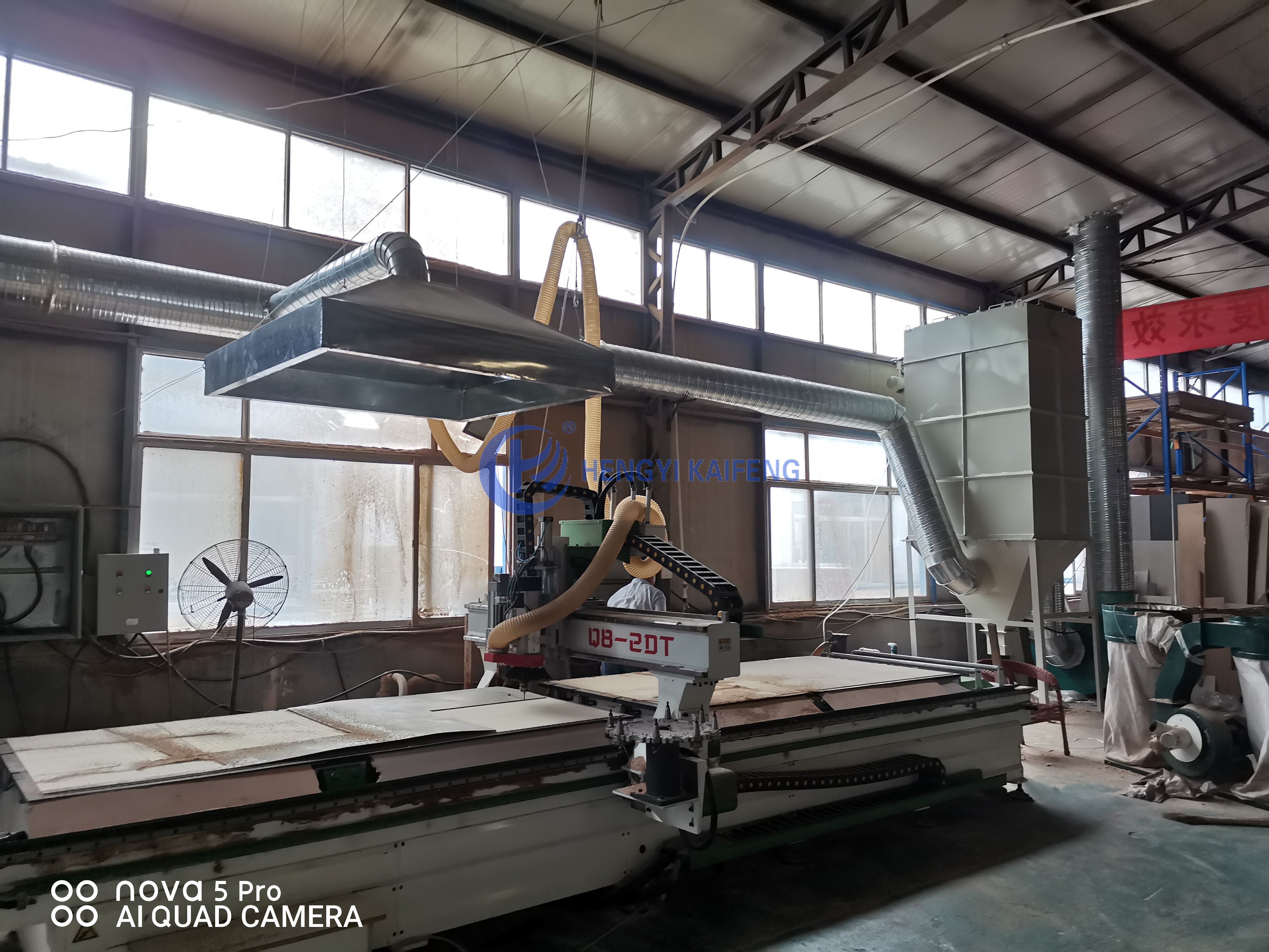 Customized Industrial Dust Extractor For Wood Processing Plants ISO Certified