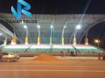 Galvanized Steel Grandstand Seating Stable Performance For Hockey Sports Field
