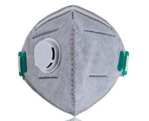 China Colored Valved N95 Respirator Mask , Foldable Dust Mask 16.5*12cm wholesale