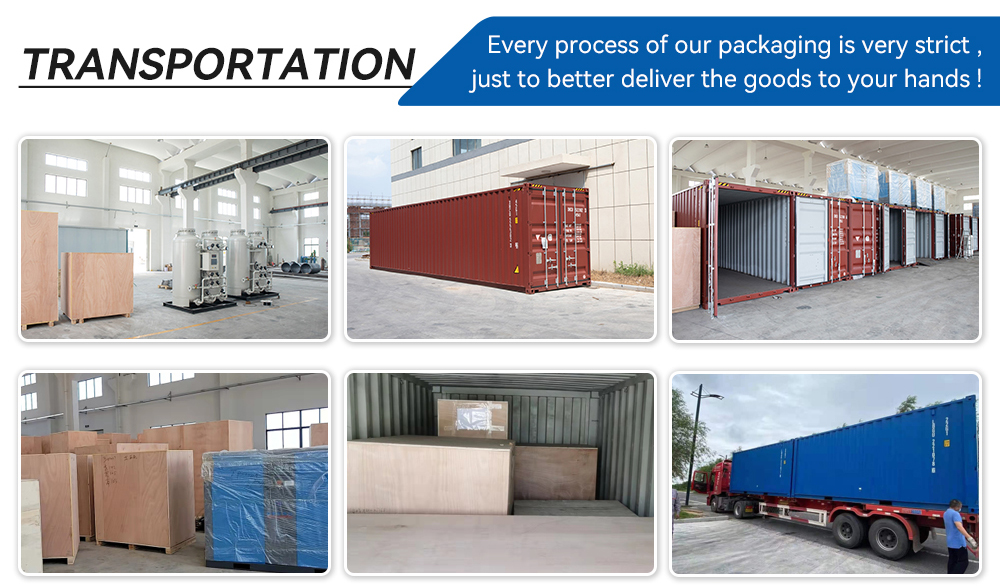 99.5%-99.9% High Purity Nitrogen Generator 5Nm3/Hr For Food Packing