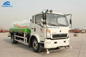 China 8.25R16 Sinotruck Howo 10 Cbm Water Sprinkler Truck Euro 3 Engine wholesale