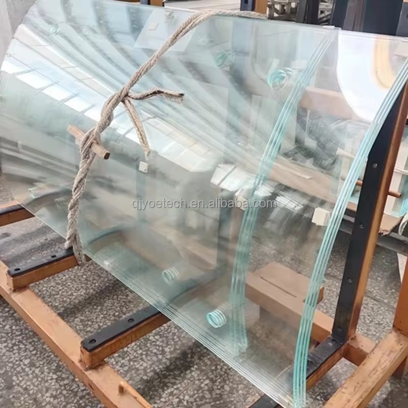 Customized Cut to Size 3/8'' Clear Tempered Shower Door Hinge Door Stock Door Glass for Greenhouse