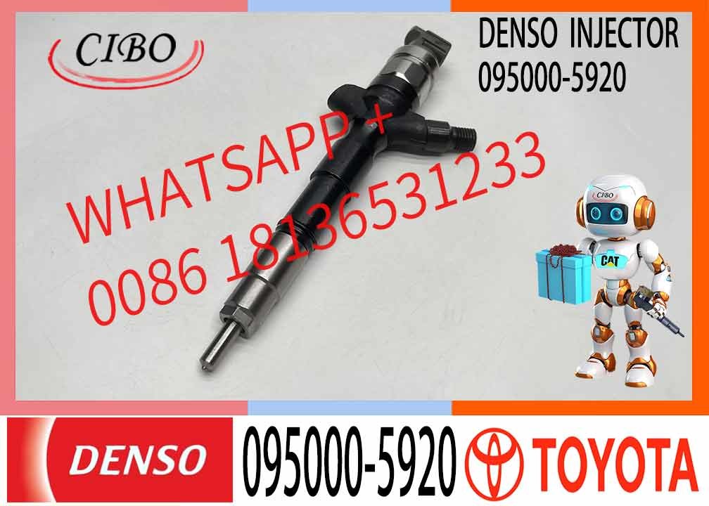 095000-5920 23670-09070 Common Rail Fuel Injector 095000-5920 23670-09070 for Toyota Hilux 1KD 3.0 for Denso