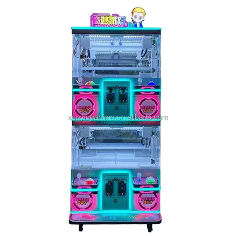 Customized Four Player Electric Games Arcade Claw Crane Machine for Amusement Game Center