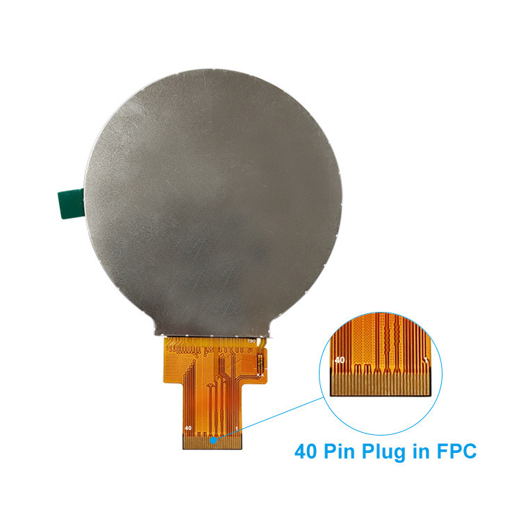 2.8 inch Circular TFT Display 480x480 RGB 40 Pin for Smart Home