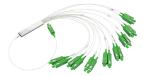 1X16 0.9mm Mini Blockless Fiber Optic Splitter Steel tube