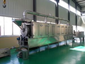 China Capacity 200kg/H Batch 0.75kw Power Sesame Roaster wholesale