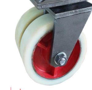 China 12 Tons Swivel Nylon Twin Wheel Heavy Duty Caster 12000kgs wholesale
