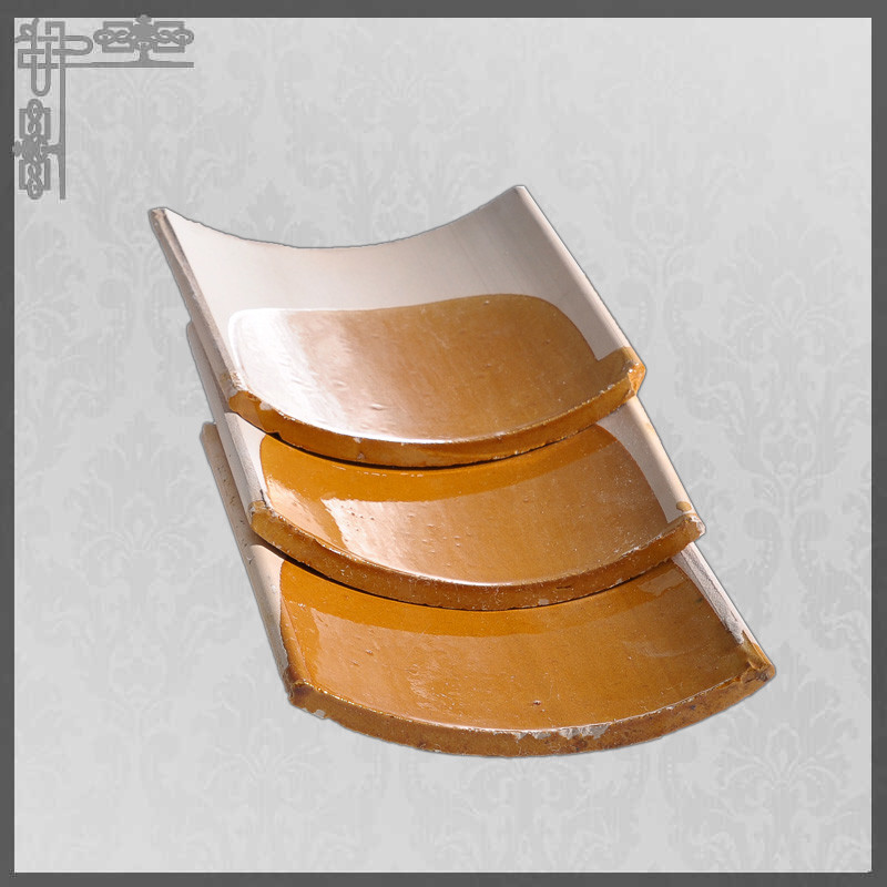 Traditional Garden Chinese Glazed Roof Tiles Gazebo Plain Decorative