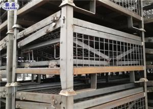 China Heavy Duty Pallet Storage Cage Folding Galvanized Metallic Box 1200*1000*890mm wholesale
