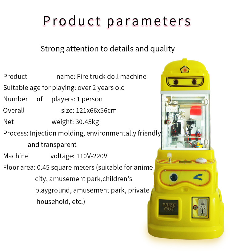 Children'S Doll Clip Doll Clip Machine Arcade Game Machine Large Commercial Coin-Operated Claw Doll