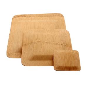 China TUV 6'' To 10'' Disposable Craft Palm Leaf Bamboo Plates wholesale