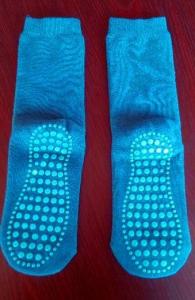 China Custom logo, design airline Sock with Anti-Slip Dots wholesale