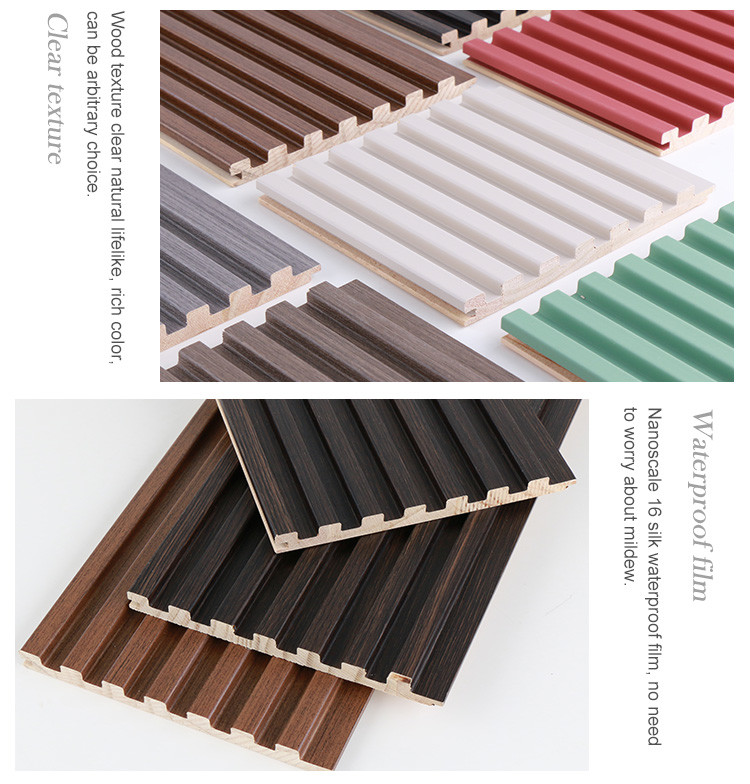 Environmental Protection Solid Wood Grating Bamboo Fiberboard