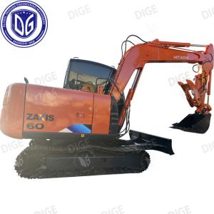 China Gently Used ZX60 6 Ton Used Hitachi Excavator With High Quality Components wholesale