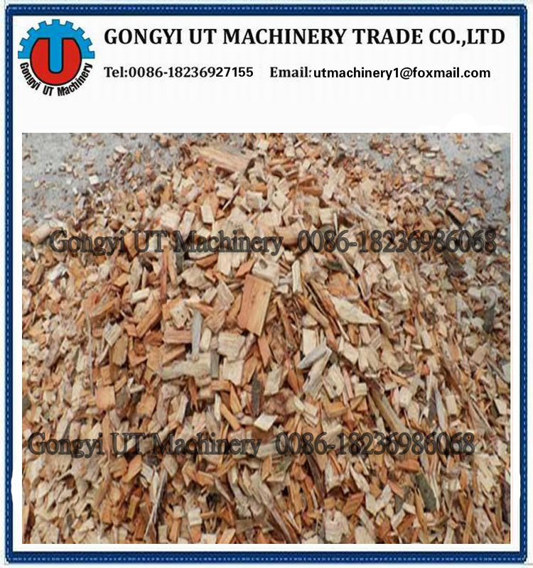 Powerful Wood Chipper for Processing Straw Grass and Wood Branches 3-5cm Wood Chips
