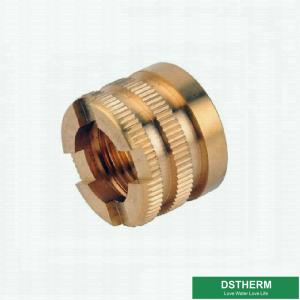 China Brass Color Female Brass Inserts For Ppr Fittings Customized Designs wholesale