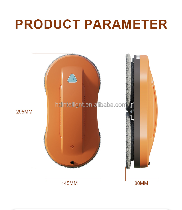 Household Smart Electric Super Thin Window Cleaning Robot for Windows App-Controlled