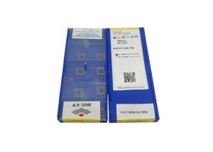 China Purple Black ZCCCT Carbide Inserts With Optimal Chipbreaker Structure wholesale