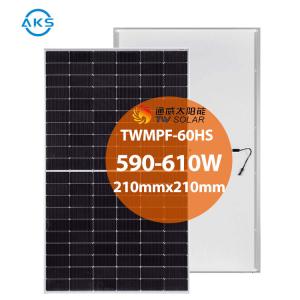 China 595W High Power TW Solar Panels 605W 610W 600W Monofacial Solar Panels Half Cell wholesale