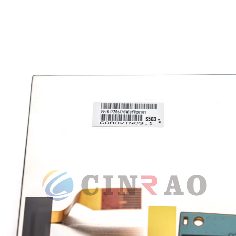 TFT 8 Inch LCD Screen C080VTN03.1 For Nissan Car Spare Parts 6 Months Warranty