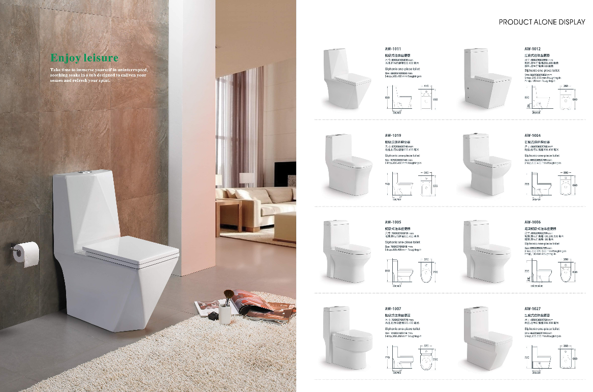 Modern Style Sanitary Ware Ceramic Siphonic Cupc One Piece American Standard Toilet