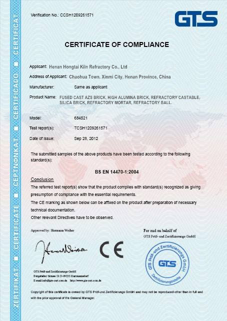Zirconia Corundum Castable Mortar for Furnaces and Kiln Lining by Henan Refractory