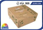 Printed Brown Corrugated Mailer Box kraft paper gift boxes Beauty Product
