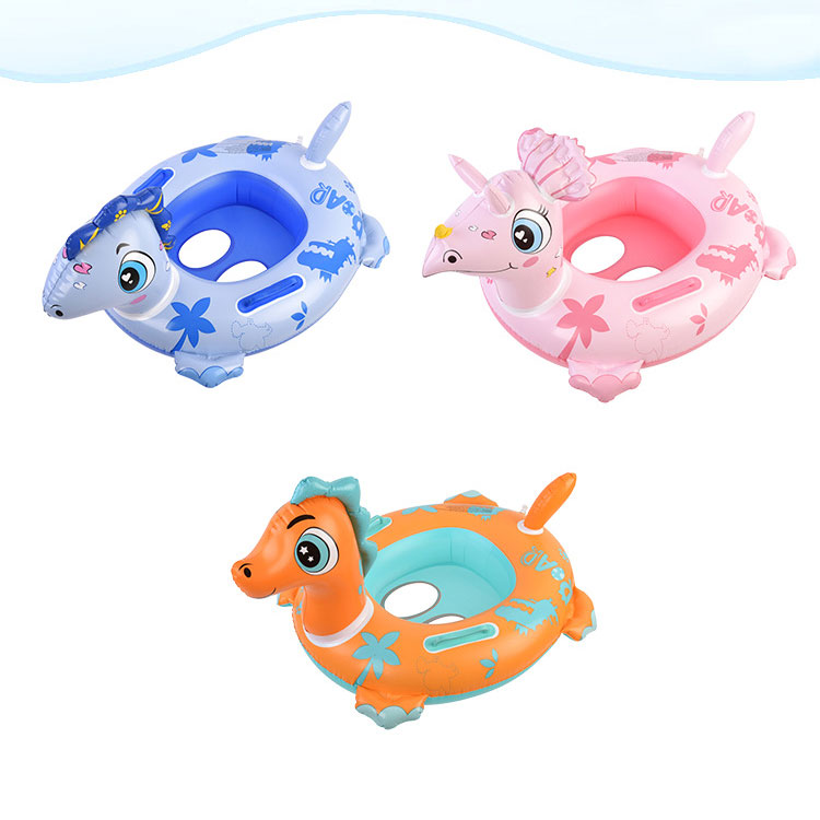 Floating Design Inflatable Swim Rings Rollover Prevention Tube for Kids' Pool Fun