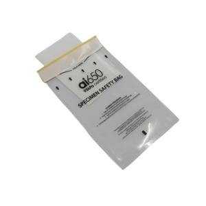 China 50uM Thickness 95kPa Biohazard Bag With Printed Biohazard Symbol wholesale