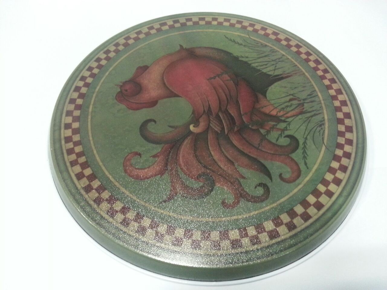 CYMK Printing Promotional Tin Cans , 0.22mm Gas Stove Burner Cover ,Metal Lid