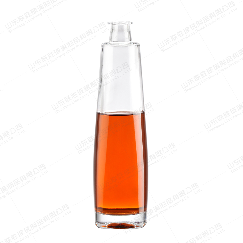 700ML Clear Glass Bottle with Different Color OEM/ODM Acceptable Collar Material Glass