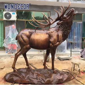 China Wild Animal Custom Bronze Sculpture WONDERS Bronze Statue Patina wholesale