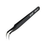ESD Disposable Vetus Lash Tweezers Medical Slant Tip Stainless Steel