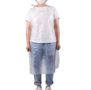 China High Quality Disposable Plastic Colorful Polyethylene PE Apron For Cooking wholesale
